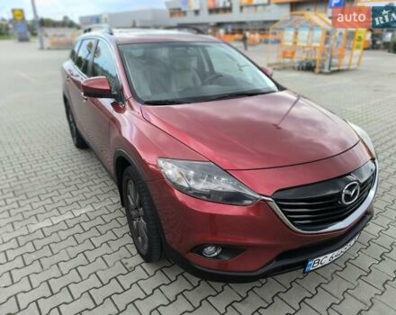 Красный Мазда СХ-9, объемом двигателя 3.73 л и пробегом 140 тыс. км за 12500 $, фото 2 на Automoto.ua