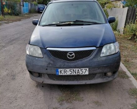 Синій Мазда МПВ, об'ємом двигуна 2 л та пробігом 337 тис. км за 1495 $, фото 1 на Automoto.ua