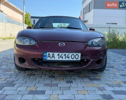 Красный Мазда МХ-5, объемом двигателя 1.6 л и пробегом 283 тыс. км за 5000 $, фото 1 на Automoto.ua