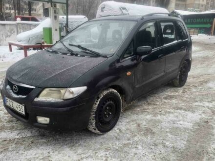 Черный Мазда Премаси, объемом двигателя 2 л и пробегом 333 тыс. км за 1100 $, фото 1 на Automoto.ua