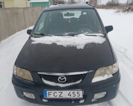 Черный Мазда Премаси, объемом двигателя 2 л и пробегом 100 тыс. км за 901 $, фото 1 на Automoto.ua