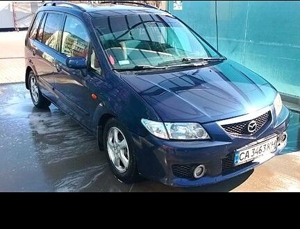 Синий Мазда Премаси, объемом двигателя 2 л и пробегом 255 тыс. км за 2000 $, фото 1 на Automoto.ua