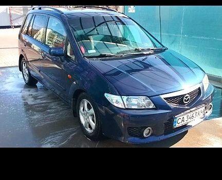 Синий Мазда Премаси, объемом двигателя 2 л и пробегом 255 тыс. км за 2000 $, фото 1 на Automoto.ua