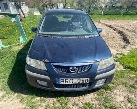 Синий Мазда Премаси, объемом двигателя 2 л и пробегом 100 тыс. км за 650 $, фото 1 на Automoto.ua
