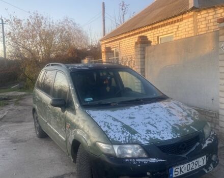 Зеленый Мазда Премаси, объемом двигателя 2 л и пробегом 444 тыс. км за 350 $, фото 1 на Automoto.ua