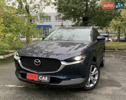 Синий Мазда CX-30, объемом двигателя 2.5 л и пробегом 38 тыс. км за 21900 $, фото 1 на Automoto.ua
