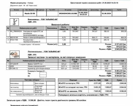 Белый Мазда CX-90, объемом двигателя 3.28 л и пробегом 39 тыс. км за 36800 $, фото 14 на Automoto.ua