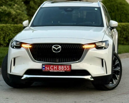 Белый Мазда CX-90, объемом двигателя 2.49 л и пробегом 17 тыс. км за 39850 $, фото 1 на Automoto.ua