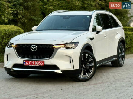 Мазда CX-90 2024 в Львове на Automoto.ua Белый Мазда CX-90, объемом двигателя 2.49 л и пробегом 17 тыс. км за 39850 $, фото 1 на Automoto.ua