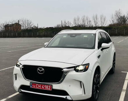 Белый Мазда CX-90, объемом двигателя 3.28 л и пробегом 10 тыс. км за 43000 $, фото 1 на Automoto.ua