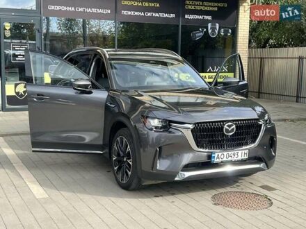 Серый Мазда CX-90, объемом двигателя 2.49 л и пробегом 24 тыс. км за 47000 $, фото 1 на Automoto.ua