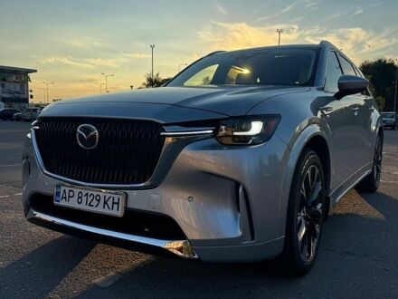 Серый Мазда CX-90, объемом двигателя 3.28 л и пробегом 15 тыс. км за 46748 $, фото 1 на Automoto.ua