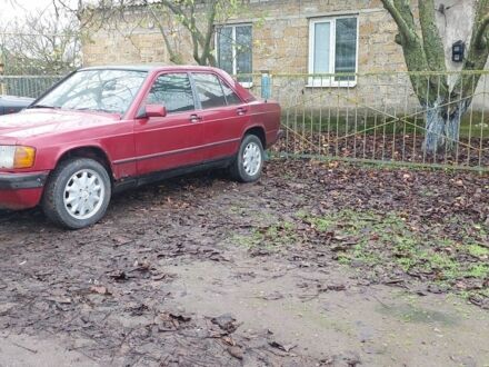 Красный Мерседес 190, объемом двигателя 2 л и пробегом 300 тыс. км за 475 $, фото 1 на Automoto.ua