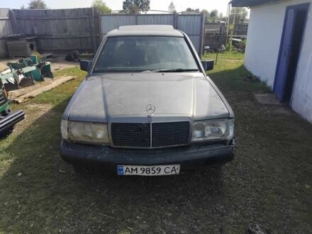 Серый Мерседес 190, объемом двигателя 2 л и пробегом 490 тыс. км за 550 $, фото 1 на Automoto.ua