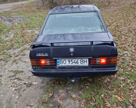 Синій Мерседес 190, об'ємом двигуна 2 л та пробігом 999 тис. км за 800 $, фото 3 на Automoto.ua