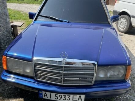Мерседес 190 1986 в Лановцах на Automoto.ua Синий Мерседес 190, объемом двигателя 2 л и пробегом 356 тыс. км за 1350 $, фото 1 на Automoto.ua
