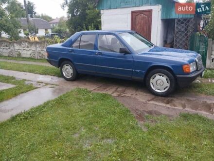 Синій Мерседес 190, об'ємом двигуна 2 л та пробігом 350 тис. км за 2400 $, фото 1 на Automoto.ua