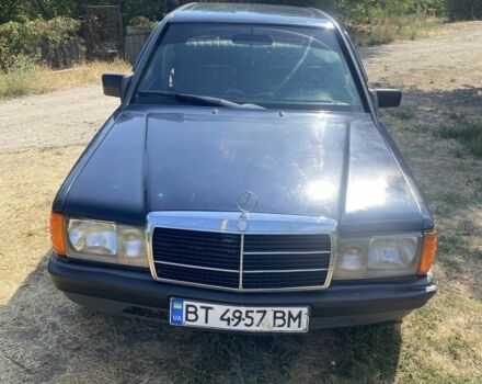 Синій Мерседес 190, об'ємом двигуна 2 л та пробігом 230 тис. км за 1250 $, фото 1 на Automoto.ua