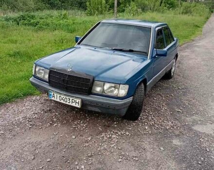 Синій Мерседес 190, об'ємом двигуна 2 л та пробігом 308 тис. км за 1800 $, фото 1 на Automoto.ua
