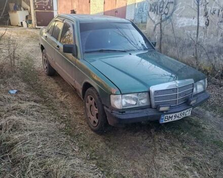 Зеленый Мерседес 190, объемом двигателя 2 л и пробегом 185 тыс. км за 2400 $, фото 1 на Automoto.ua