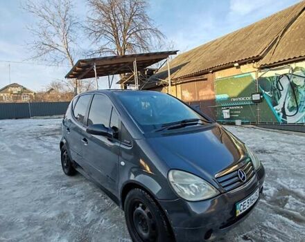 Черный Мерседес А класс, объемом двигателя 1.4 л и пробегом 315 тыс. км за 2600 $, фото 1 на Automoto.ua