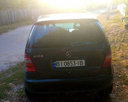 Черный Мерседес А класс, объемом двигателя 1.6 л и пробегом 240 тыс. км за 2400 $, фото 1 на Automoto.ua