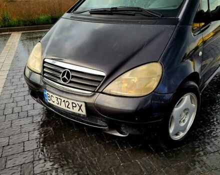 Черный Мерседес А класс, объемом двигателя 1.7 л и пробегом 290 тыс. км за 2099 $, фото 1 на Automoto.ua