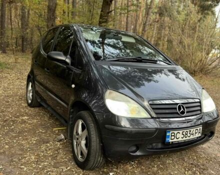 Черный Мерседес А класс, объемом двигателя 1.4 л и пробегом 214 тыс. км за 4500 $, фото 2 на Automoto.ua