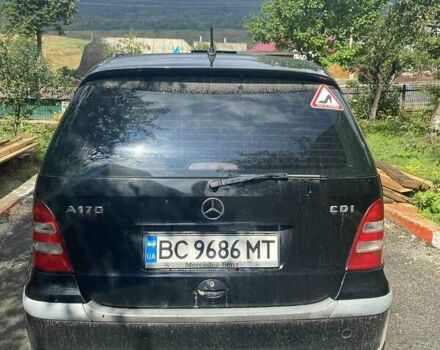 Мерседес А класс 2002 в Сколе на Automoto.ua Черный Мерседес А класс, объемом двигателя 1.7 л и пробегом 263 тыс. км за 5100 $, фото 12 на Automoto.ua