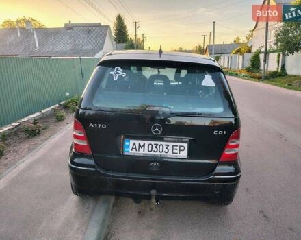 Черный Мерседес А класс, объемом двигателя 1.69 л и пробегом 240 тыс. км за 4150 $, фото 5 на Automoto.ua