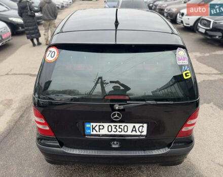 Черный Мерседес А класс, объемом двигателя 1.6 л и пробегом 210 тыс. км за 4500 $, фото 11 на Automoto.ua