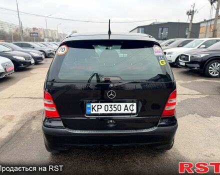 Черный Мерседес А класс, объемом двигателя 1.6 л и пробегом 210 тыс. км за 4500 $, фото 3 на Automoto.ua