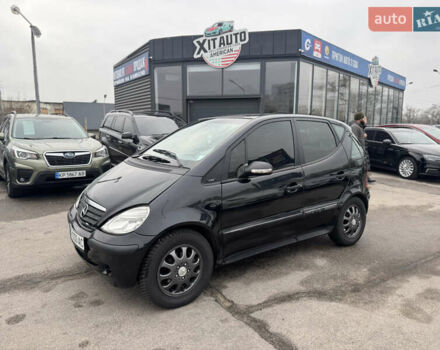 Черный Мерседес А класс, объемом двигателя 1.6 л и пробегом 210 тыс. км за 4500 $, фото 1 на Automoto.ua