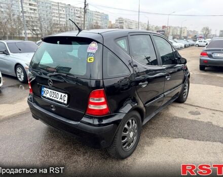 Черный Мерседес А класс, объемом двигателя 1.6 л и пробегом 210 тыс. км за 4500 $, фото 4 на Automoto.ua