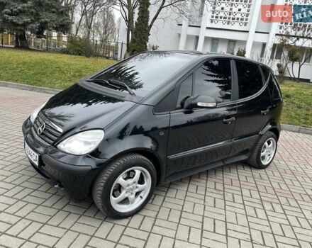 Черный Мерседес А класс, объемом двигателя 1.6 л и пробегом 79 тыс. км за 5950 $, фото 47 на Automoto.ua