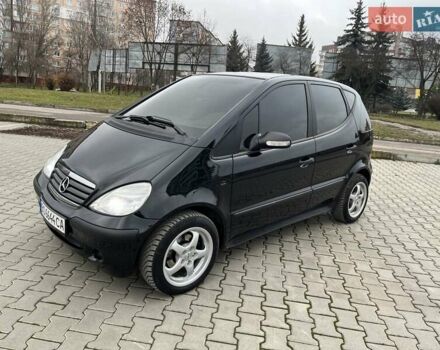 Черный Мерседес А класс, объемом двигателя 1.6 л и пробегом 79 тыс. км за 5950 $, фото 15 на Automoto.ua