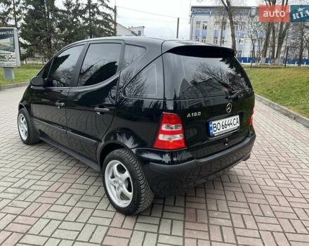 Черный Мерседес А класс, объемом двигателя 1.6 л и пробегом 79 тыс. км за 5950 $, фото 50 на Automoto.ua