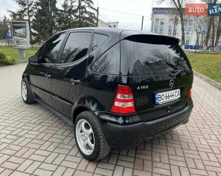 Черный Мерседес А класс, объемом двигателя 1.6 л и пробегом 79 тыс. км за 5950 $, фото 48 на Automoto.ua