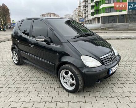 Черный Мерседес А класс, объемом двигателя 1.6 л и пробегом 79 тыс. км за 5950 $, фото 1 на Automoto.ua