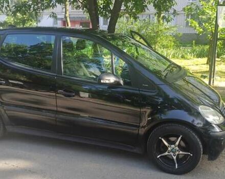 Черный Мерседес А класс, объемом двигателя 1.4 л и пробегом 189 тыс. км за 3800 $, фото 4 на Automoto.ua