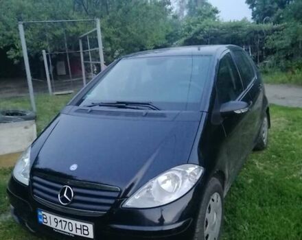 Мерседес А класс 2007 в Новых Санжарах на Automoto.ua Черный Мерседес А класс, объемом двигателя 2 л и пробегом 230 тыс. км за 7000 $, фото 9 на Automoto.ua