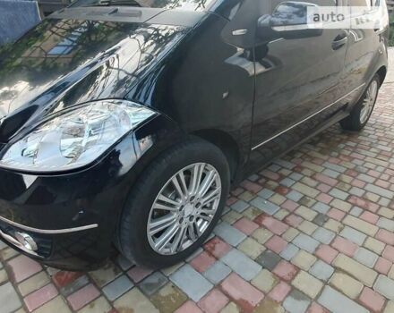 Черный Мерседес А класс, объемом двигателя 1.99 л и пробегом 265 тыс. км за 7700 $, фото 3 на Automoto.ua