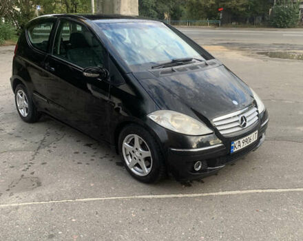 Чорний Мерседес А клас, об'ємом двигуна 2 л та пробігом 160 тис. км за 5000 $, фото 1 на Automoto.ua