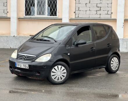 Черный Мерседес А класс, объемом двигателя 1.7 л и пробегом 340 тыс. км за 950 $, фото 1 на Automoto.ua