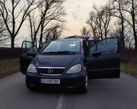 Черный Мерседес А класс, объемом двигателя 1.7 л и пробегом 197 тыс. км за 2200 $, фото 1 на Automoto.ua