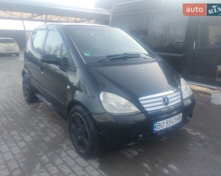 Черный Мерседес А класс, объемом двигателя 2 л и пробегом 180 тыс. км за 2950 $, фото 1 на Automoto.ua