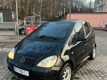 Черный Мерседес А класс, объемом двигателя 1.4 л и пробегом 238 тыс. км за 3600 $, фото 1 на Automoto.ua