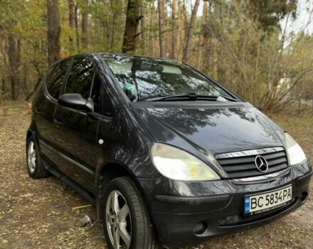 Черный Мерседес А класс, объемом двигателя 1.4 л и пробегом 214 тыс. км за 4500 $, фото 1 на Automoto.ua