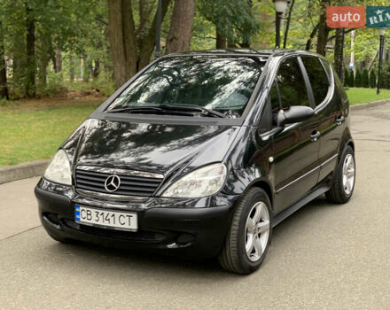 Черный Мерседес А класс, объемом двигателя 1.4 л и пробегом 134 тыс. км за 4650 $, фото 1 на Automoto.ua