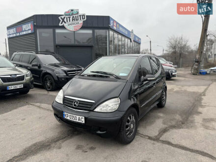 Черный Мерседес А класс, объемом двигателя 1.6 л и пробегом 210 тыс. км за 4500 $, фото 1 на Automoto.ua